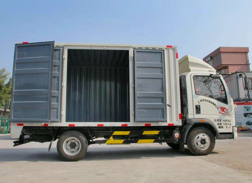 中国重汽HOWO 统帅 129马力 4.2米单排厢式轻卡蓝色10